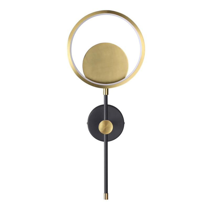Бра Bendik Gold Ring Wall lamp B Золотой Черный Бра Bendik Gold Ring Wall lamp B Золотой Черный в Тюмени | Loft Concept