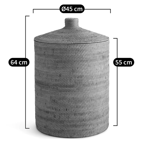 Плетеная корзина с крышкой Kheri Wicker Basket Плетеная корзина с крышкой Kheri Wicker Basket в Тюмени
