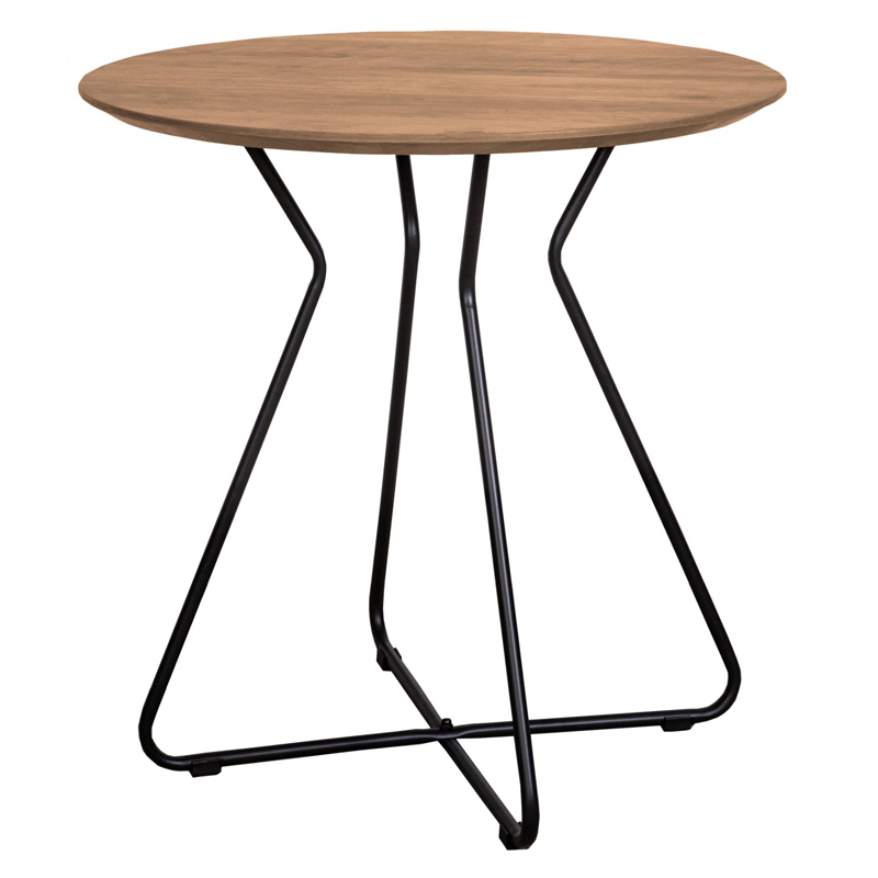 Приставной стол Matron Table round Черный Орех Приставной стол Matron Table round Черный Орех в Тюмени | Loft Concept