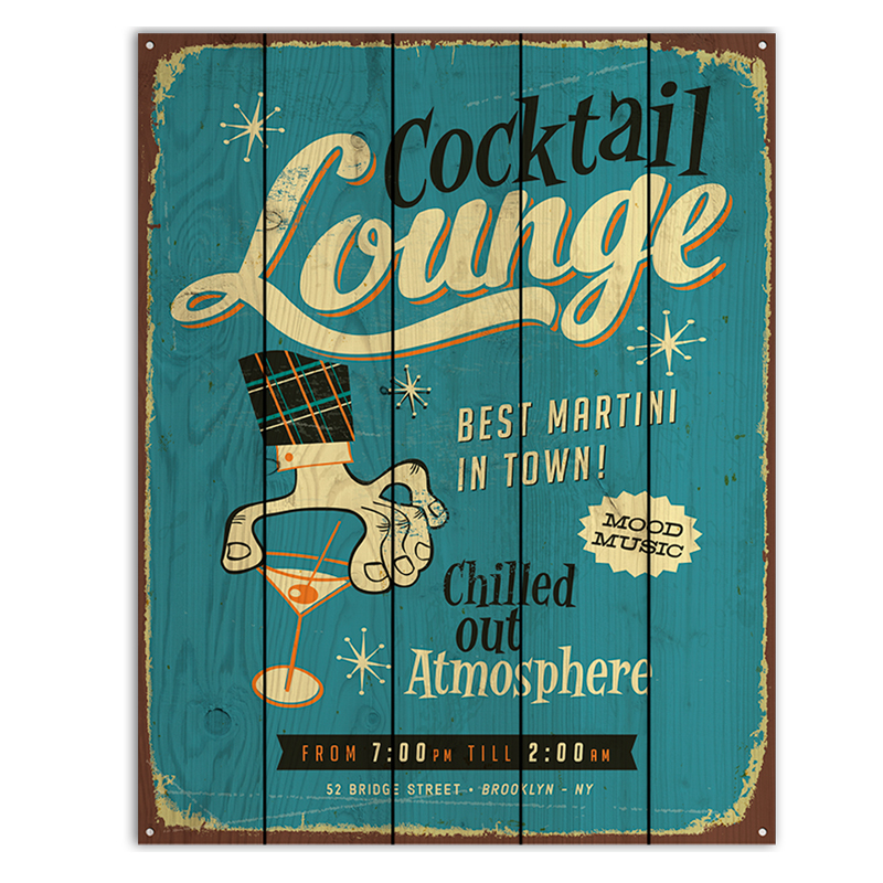 Постер Cocktail Lounge Постер Cocktail Lounge в Тюмени | Loft Concept