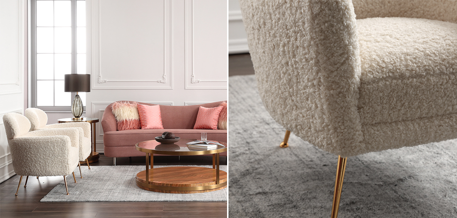 Кресло Milk Boucle Chair Кресло Milk Boucle Chair - Loft-Concept в Тюмени