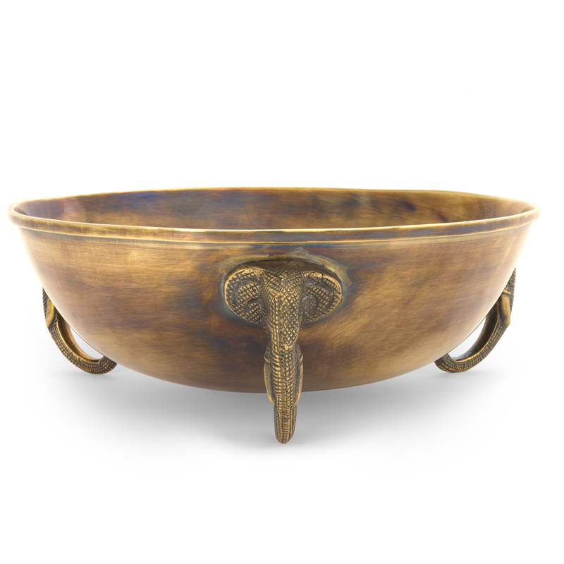 Чаша Eichholtz Bowl Maharaja brass Винтажная латунь Чаша Eichholtz Bowl Maharaja brass Винтажная латунь в Тюмени | Loft Concept
