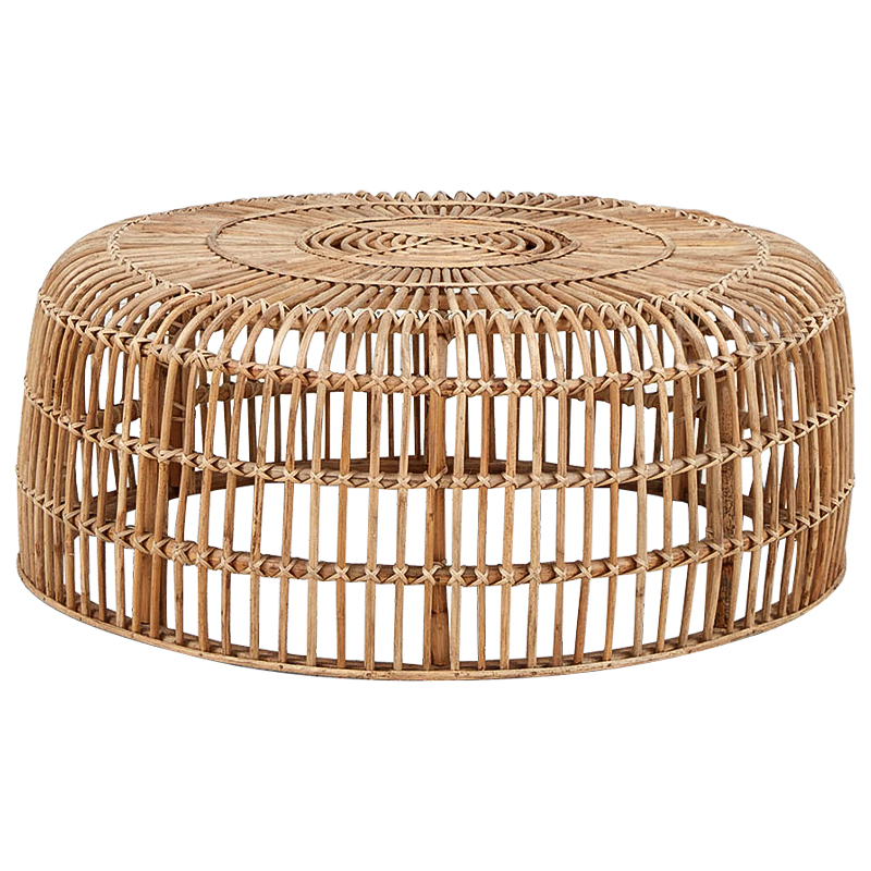 Плетеный кофейный стол Wicker Coffee Table Древесина Плетеный кофейный стол Wicker Coffee Table Древесина в Тюмени | Loft Concept