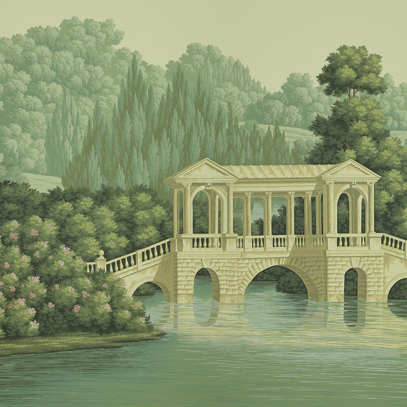 Обои ручная роспись English Landscape Verdoyant on scenic paper Обои ручная роспись English Landscape Verdoyant on scenic paper в Тюмени | Loft Concept