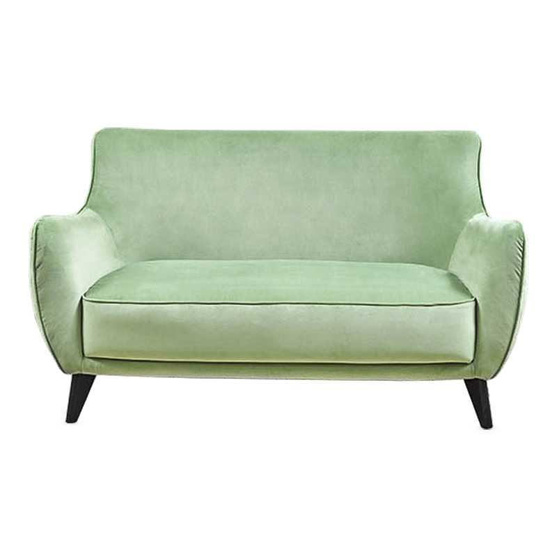 Диван Mint Softness Sofa Зеленый шалфей Черный Диван Mint Softness Sofa Зеленый шалфей Черный в Тюмени | Loft Concept