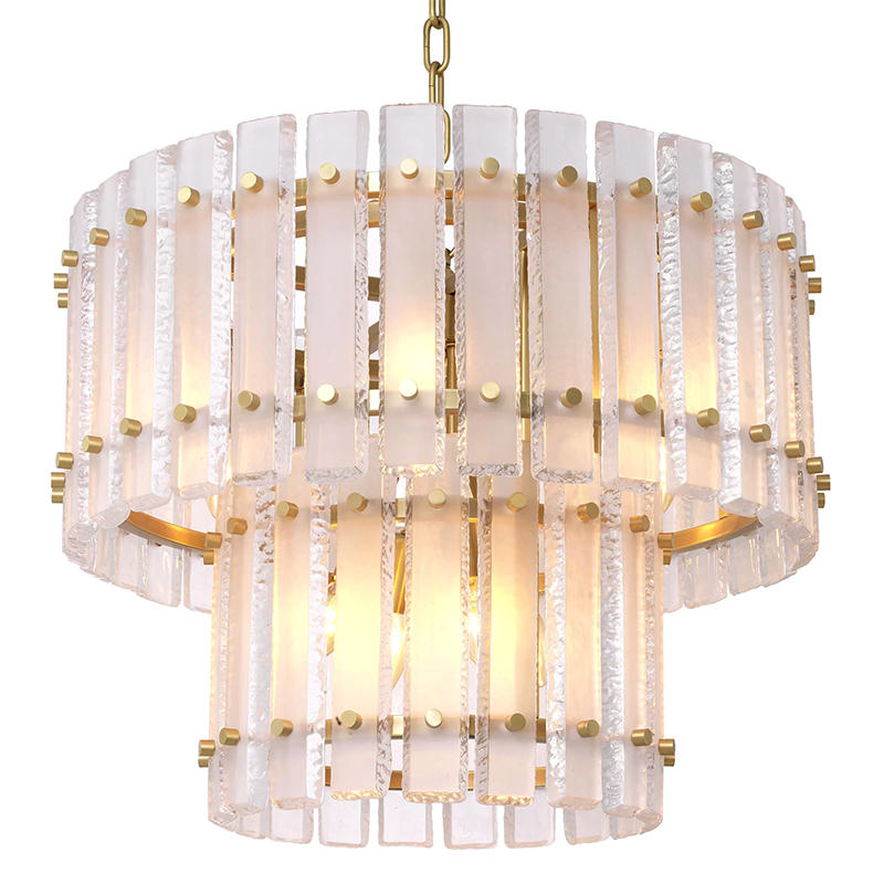 Люстра Eichholtz Chandelier Blason Латунь Прозрачный Люстра Eichholtz Chandelier Blason Латунь Прозрачный в Тюмени | Loft Concept