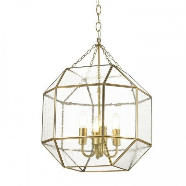 Подвесной светильник Glass & Metal Cage Pendant Gold 4 Глянцевое золото Подвесной светильник Glass & Metal Cage Pendant Gold 4 Глянцевое золото в Тюмени | Loft Concept