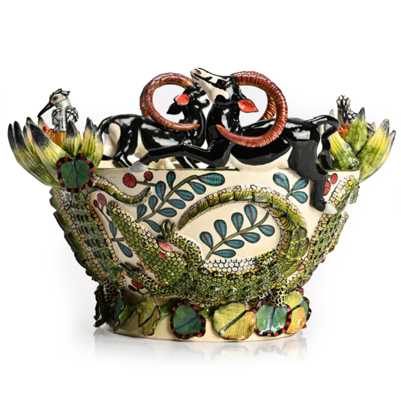 Блюдо Sable and King Fisher Bowl Мульти Блюдо Sable and King Fisher Bowl Мульти в Тюмени | Loft Concept
