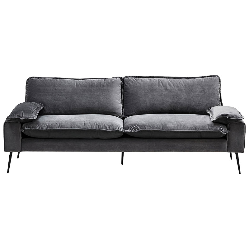 Диван Hilario Sofa Графит Черный Диван Hilario Sofa Графит Черный в Тюмени | Loft Concept
