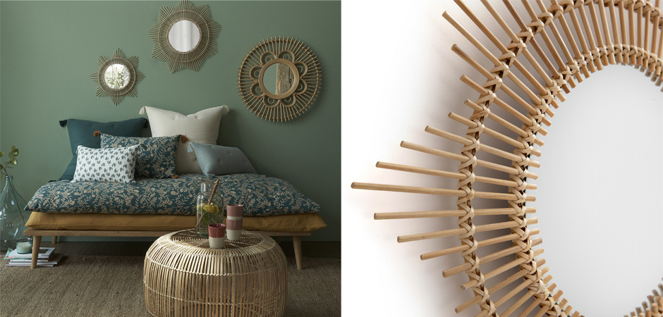 Зеркало Mirror Bamboo D45 Зеркало Mirror Bamboo D45 - Loft-Concept в Тюмени