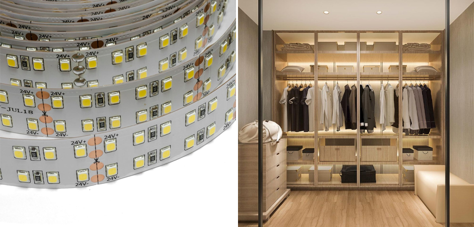 Светодиодная лента 38W/m 240Led/m 2835SMD теплый белый Светодиодная лента 38W/m 240Led/m 2835SMD теплый белый - Loft-Concept в Тюмени