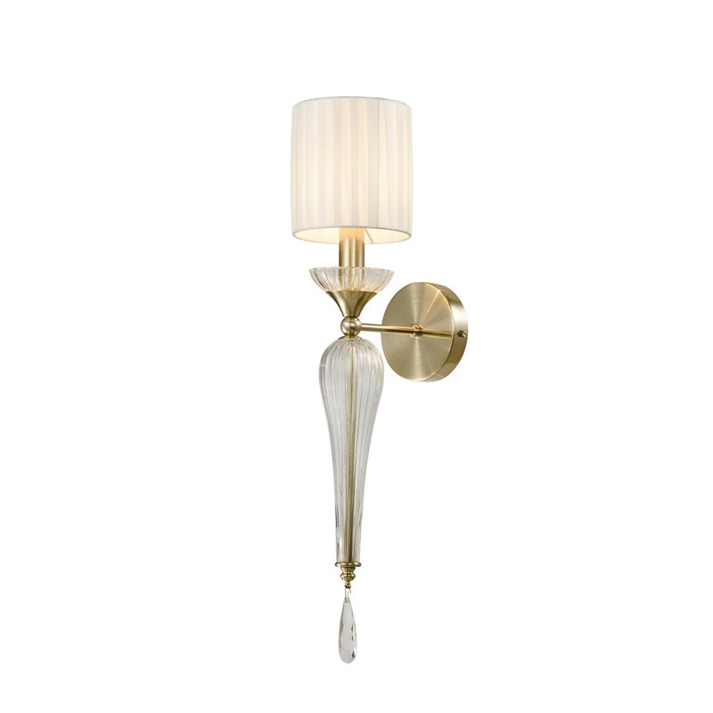Бра Torch Brass с Абажуром Белый Латунь Бра Torch Brass с Абажуром Белый Латунь в Тюмени | Loft Concept