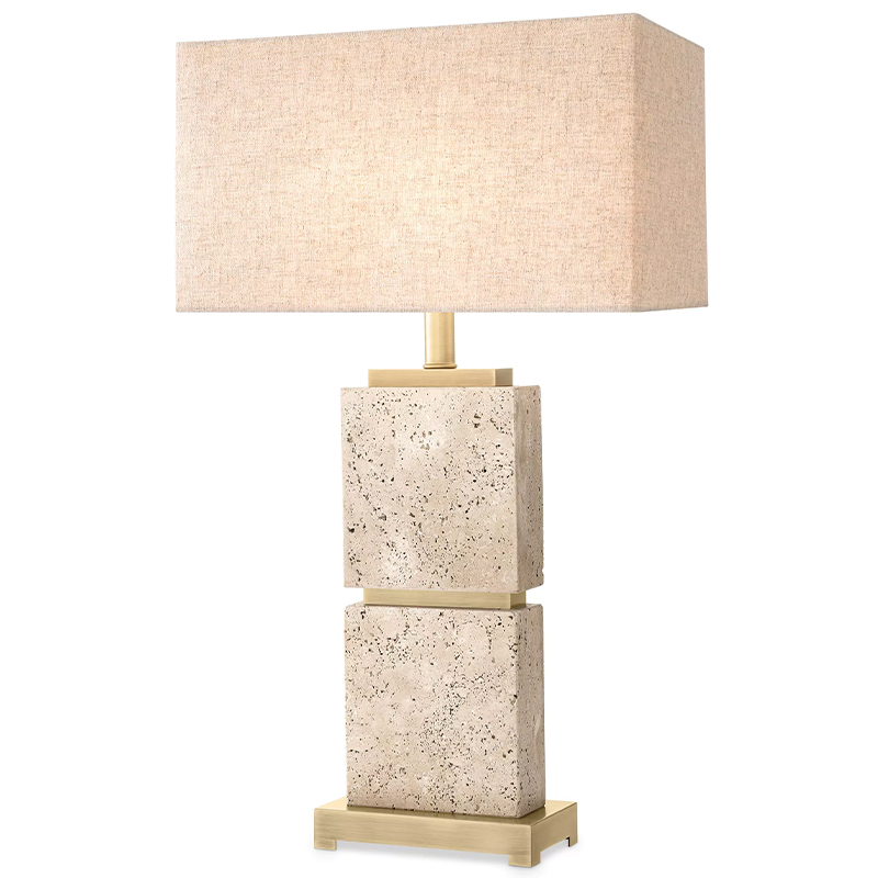 Настольная лампа Eichholtz Table Lamp Newton L Бежево-серый Латунь Настольная лампа Eichholtz Table Lamp Newton L Бежево-серый Латунь в Тюмени | Loft Concept