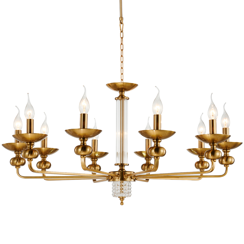 Люстра Adilin Chandelier 91 Бронза Прозрачный Люстра Adilin Chandelier 91 Бронза Прозрачный в Тюмени | Loft Concept