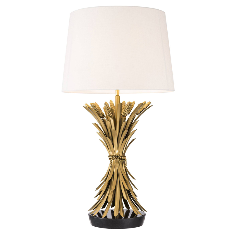 Настольная лампа Eichholtz Table Lamp Bonheur Золотой Белый Черный Настольная лампа Eichholtz Table Lamp Bonheur Золотой Белый Черный в Тюмени | Loft Concept