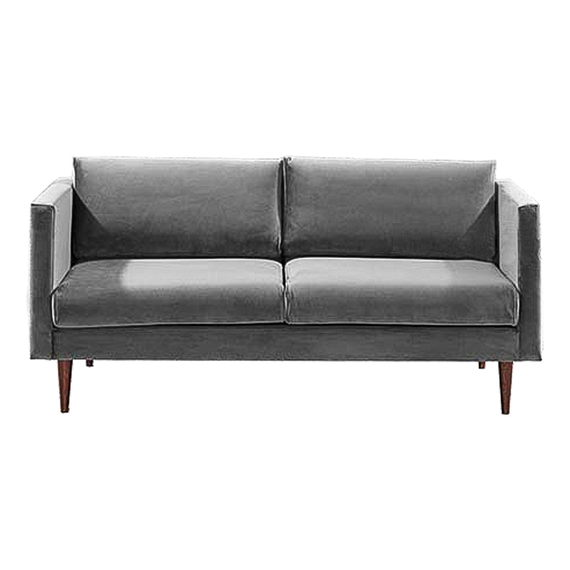 Диван Simple Forms Sofa Gray Серый Коричневый Диван Simple Forms Sofa Gray Серый Коричневый в Тюмени | Loft Concept