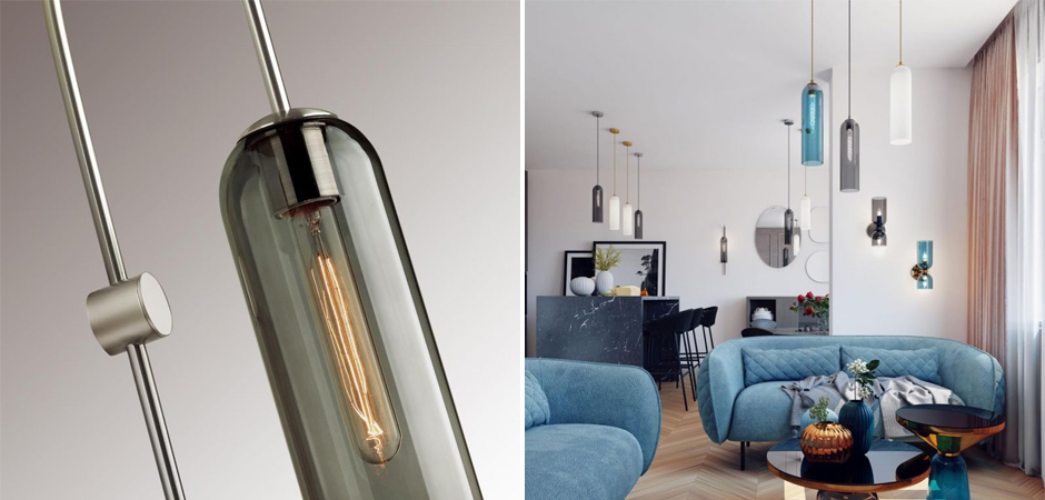 Бра Articolo c дымчатым стеклом Бра Articolo c дымчатым стеклом - Loft-Concept в Тюмени