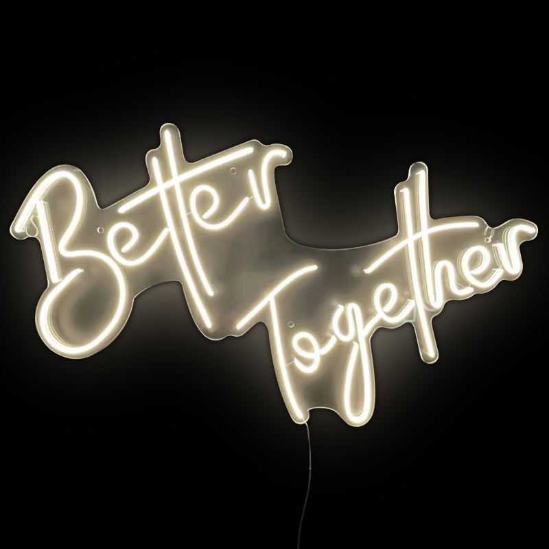 Неоновая настенная лампа Better Together Neon Wall Lamp Желтый Прозрачный Неоновая настенная лампа Better Together Neon Wall Lamp Желтый Прозрачный в Тюмени | Loft Concept