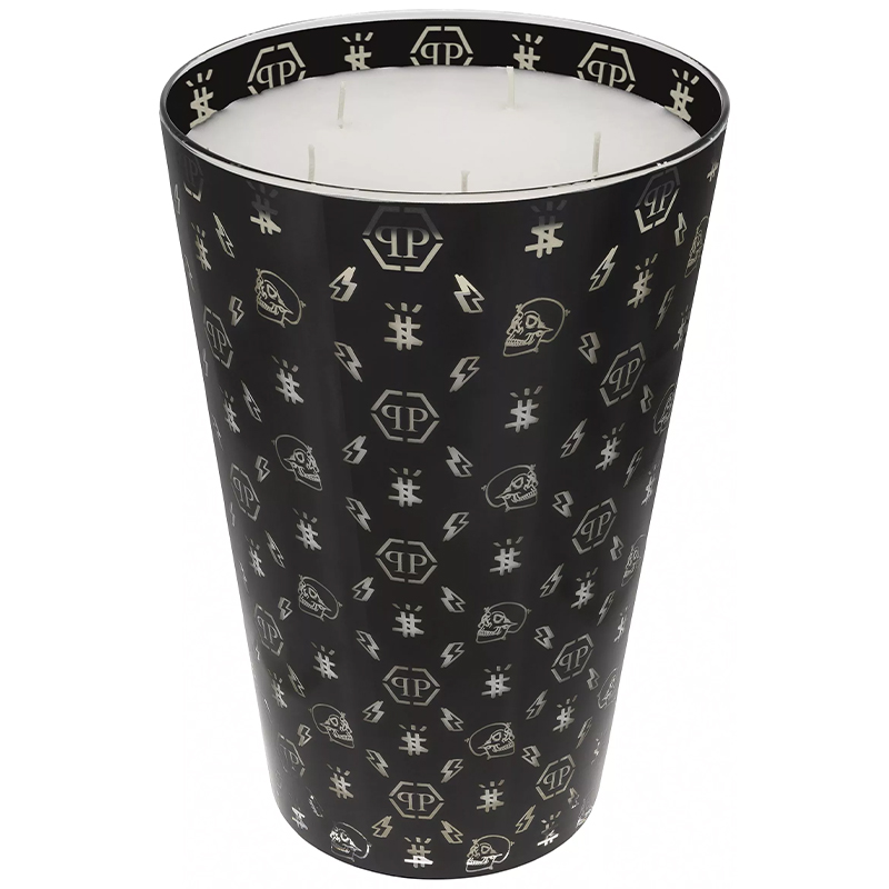 Свеча Philipp Plein Candle Monogram XL Черный Белый Свеча Philipp Plein Candle Monogram XL Черный Белый в Тюмени | Loft Concept