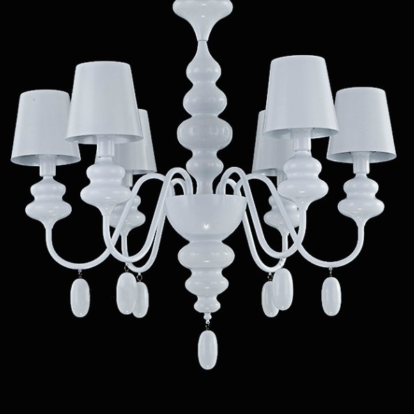 Люстра Masiero Eva Chandelier 6 Белый Люстра Masiero Eva Chandelier 6 Белый в Тюмени | Loft Concept