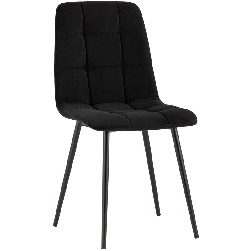 Стул NANCY S-2 Chair Черный Велюр Черный Стул NANCY S-2 Chair Черный Велюр Черный в Тюмени | Loft Concept