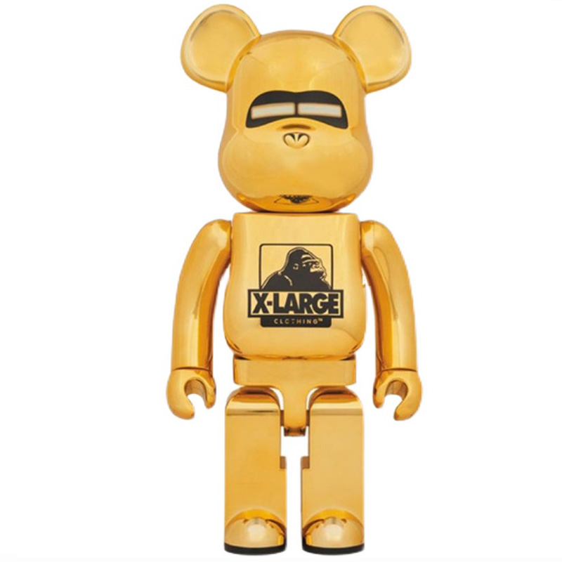 Статуэтка Bearbrick Gold X-Large Золотой Черный Статуэтка Bearbrick Gold X-Large Золотой Черный в Тюмени | Loft Concept