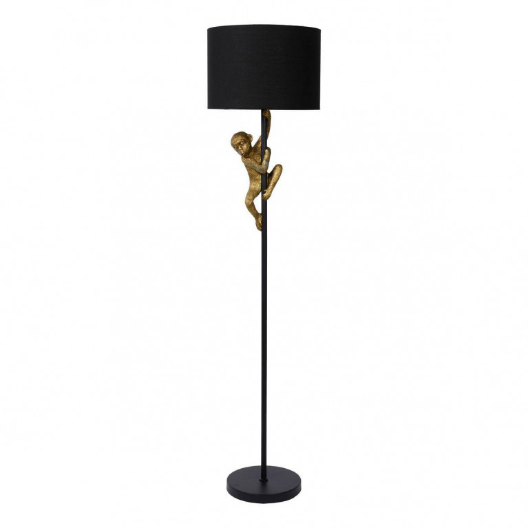 Торшер Climbing Monkey floor lamp Черный Золотой Торшер Climbing Monkey floor lamp Черный Золотой в Тюмени | Loft Concept