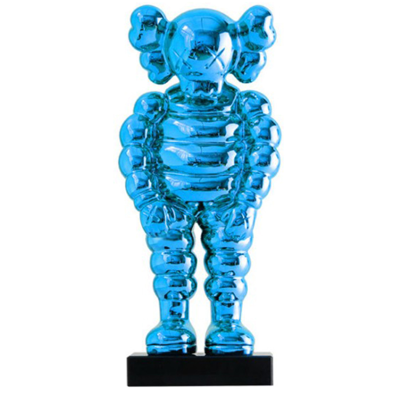 Статуэтка KAWS Bowed Down Blue on stand Синий Статуэтка KAWS Bowed Down Blue on stand Синий в Тюмени | Loft Concept
