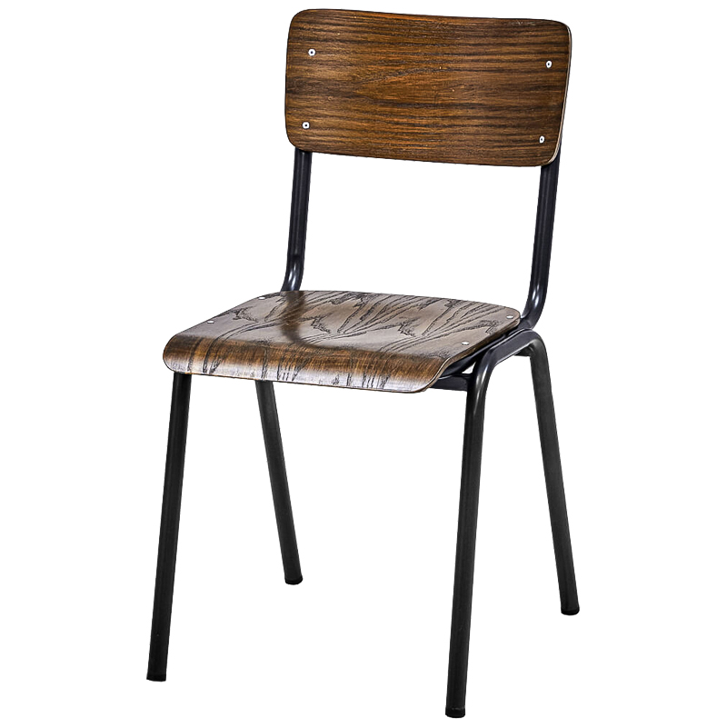 Стул Joshua Loft Stool Коричневый Черный Стул Joshua Loft Stool Коричневый Черный в Тюмени | Loft Concept