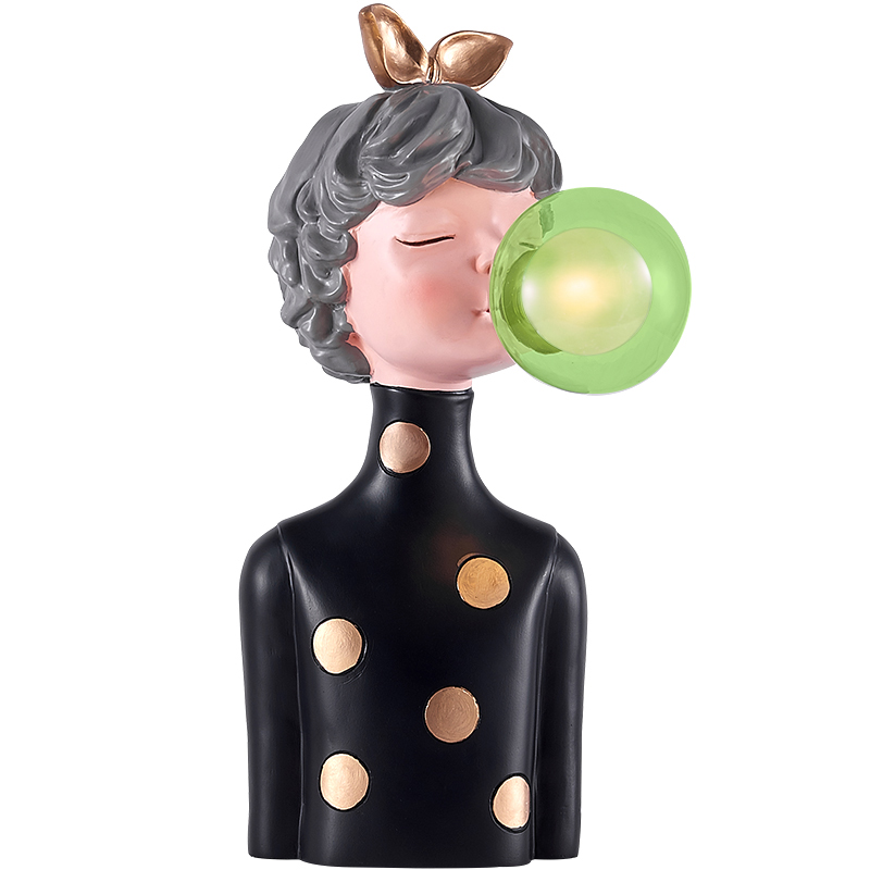 Настольная лампа Bubble Gum Table Lamp green Мульти Настольная лампа Bubble Gum Table Lamp green Мульти в Тюмени | Loft Concept