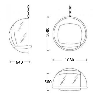 Кресло Bubble Chair Кресло Bubble Chair в Тюмени
