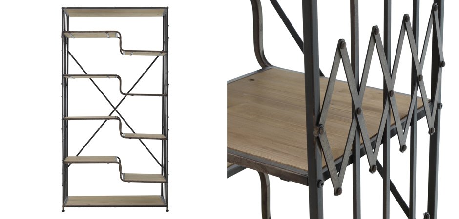 Стеллаж Metal Geometry Parallel Lines Стеллаж Metal Geometry Parallel Lines - Loft-Concept в Тюмени