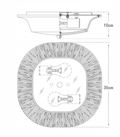 Потолочный светильник Utopia Round Sconce Black Потолочный светильник Utopia Round Sconce Black в Тюмени