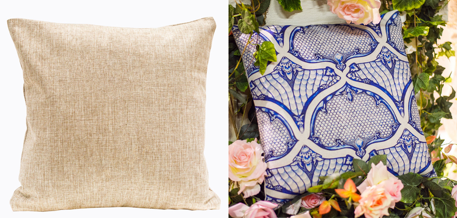 Декоративная подушка Blue Spades Pillow Декоративная подушка Blue Spades Pillow - Loft-Concept в Тюмени