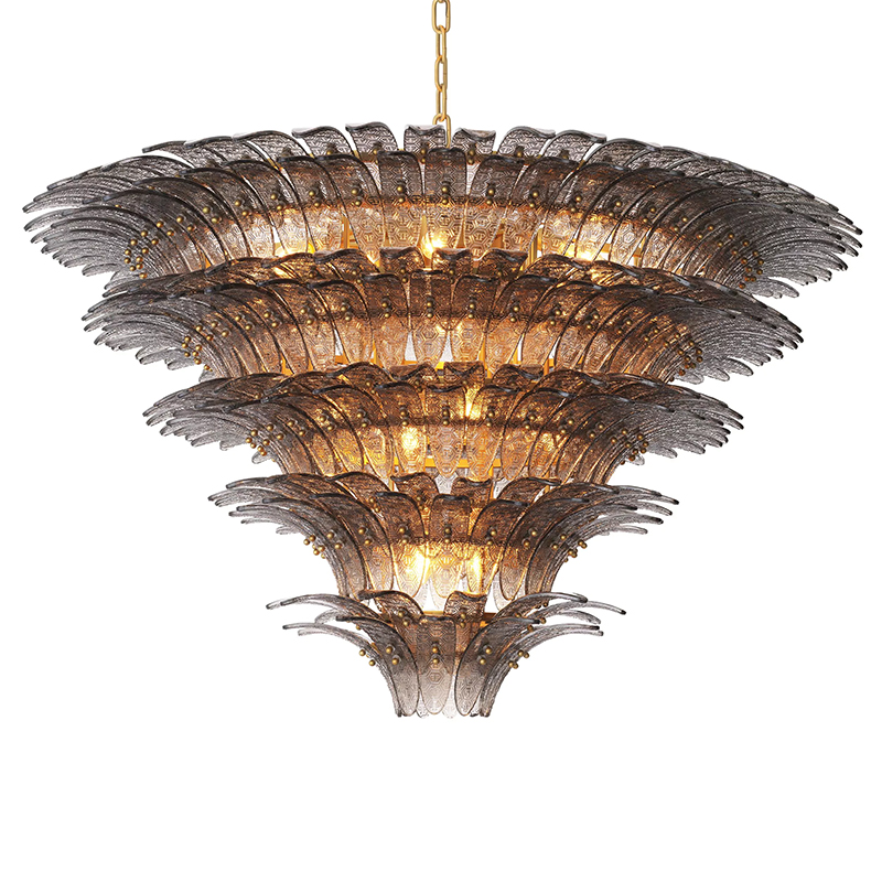 Люстра Philipp Plein Chandelier Bel Air XL Латунь Серый Люстра Philipp Plein Chandelier Bel Air XL Латунь Серый в Тюмени | Loft Concept