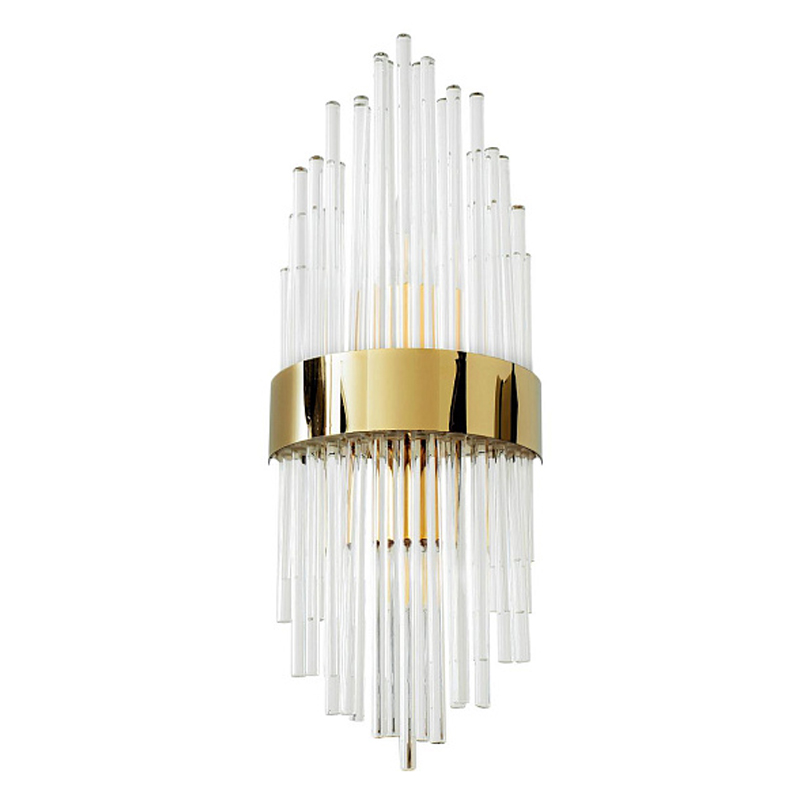 Хрустальное бра Flutes Gold Золотой Хрустальное бра Flutes Gold Золотой в Тюмени | Loft Concept