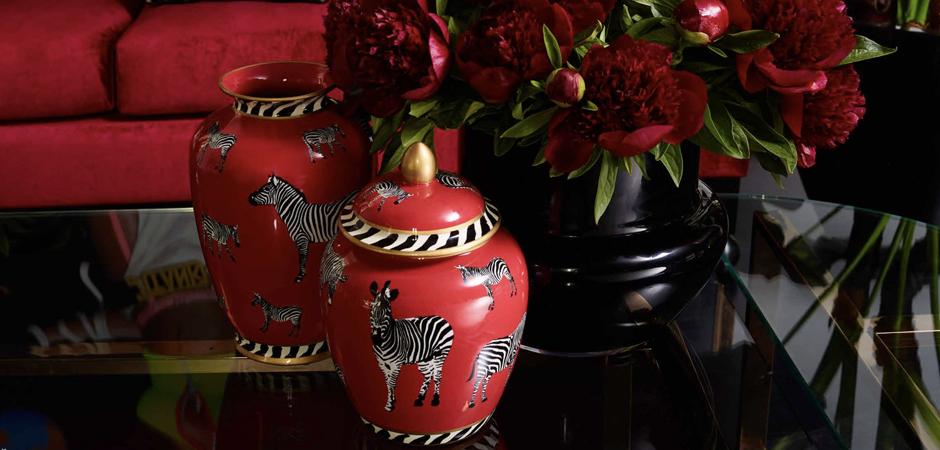 Ваза с крышкой VASE ZEBER URN Ваза с крышкой VASE ZEBER URN - Loft-Concept в Тюмени