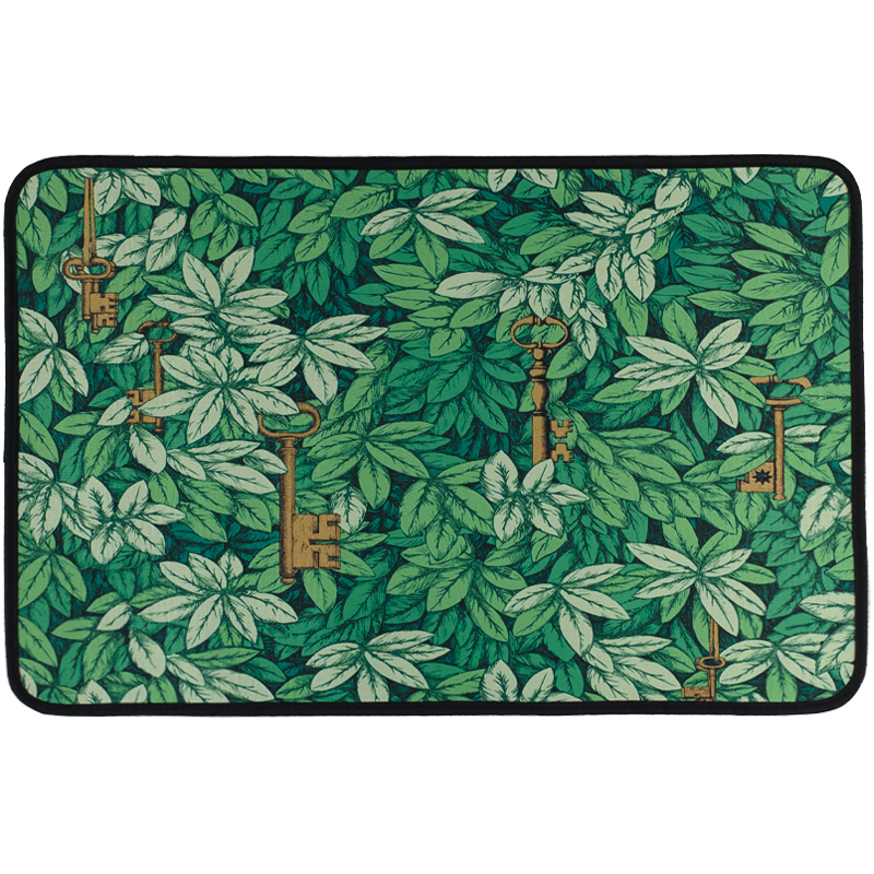 Ковер Keys Fornasetti Rug Зеленый Ковер Keys Fornasetti Rug Зеленый в Тюмени | Loft Concept