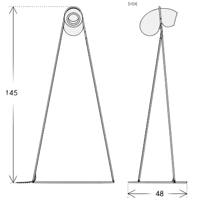 Торшер White glass trap floor lamp Торшер White glass trap floor lamp в Тюмени