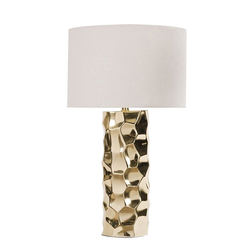 Настольная лампа Abernathy Table lamp Глянцевое золото Белый Настольная лампа Abernathy Table lamp Глянцевое золото Белый в Тюмени | Loft Concept