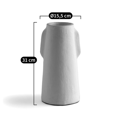 Ваза Serené Ceramic Vase Белая Ваза Serené Ceramic Vase Белая в Тюмени