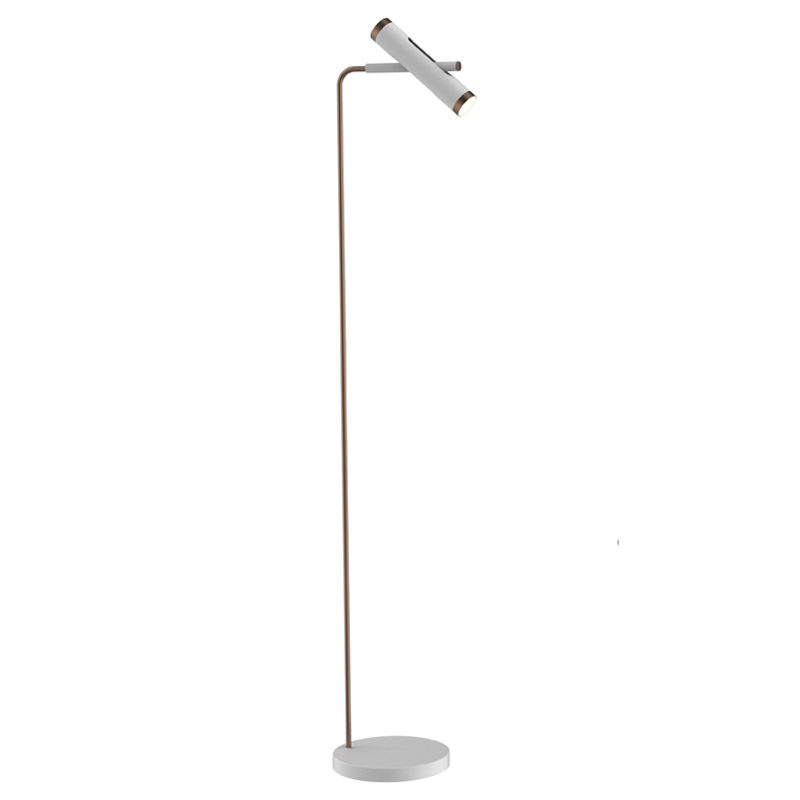 Торшер Rainer Floor Lamp white Белый Золотой Торшер Rainer Floor Lamp white Белый Золотой в Тюмени | Loft Concept