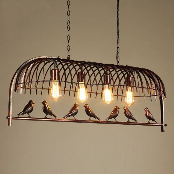Люстра Bird Trough Pendant Коричневый Люстра Bird Trough Pendant Коричневый в Тюмени | Loft Concept