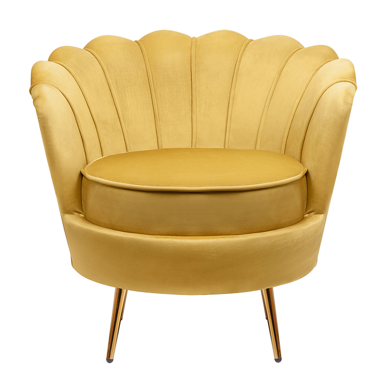 Кресло велюр желтый Yellow Flower Желтый Кресло велюр желтый Yellow Flower Желтый в Тюмени | Loft Concept