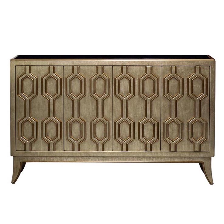 Комод Wedford Pattern Commode Черный Античная Бронза Комод Wedford Pattern Commode Черный Античная Бронза в Тюмени | Loft Concept