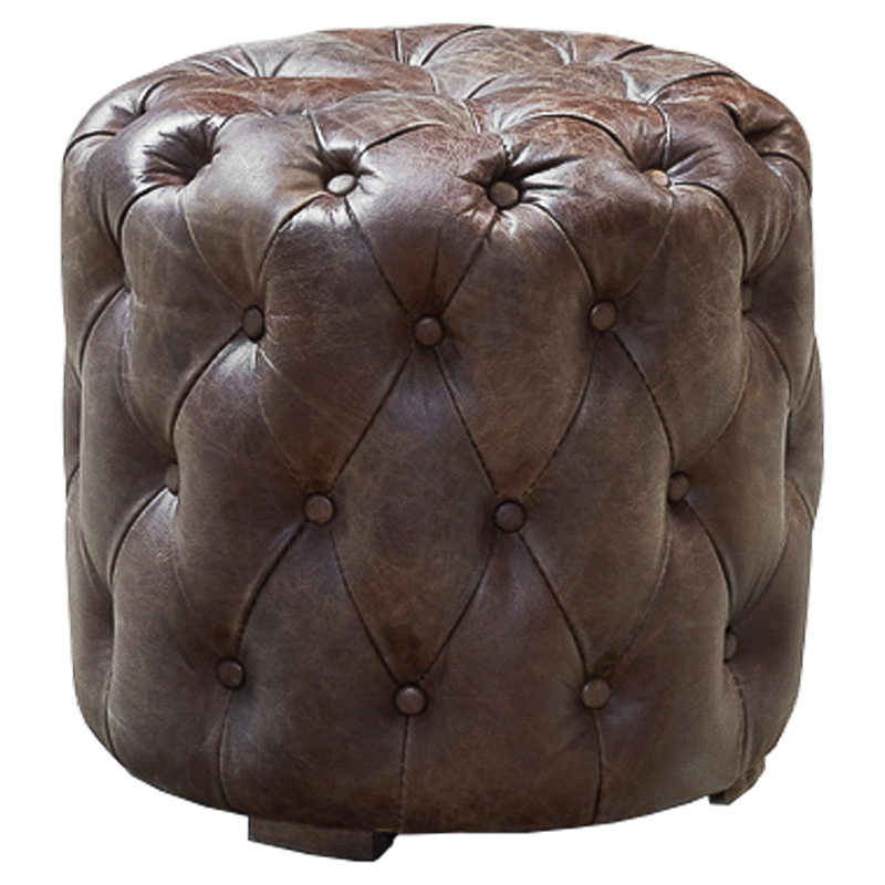 Пуф Loft Leather Buttons Коричневый Пуф Loft Leather Buttons Коричневый в Тюмени | Loft Concept