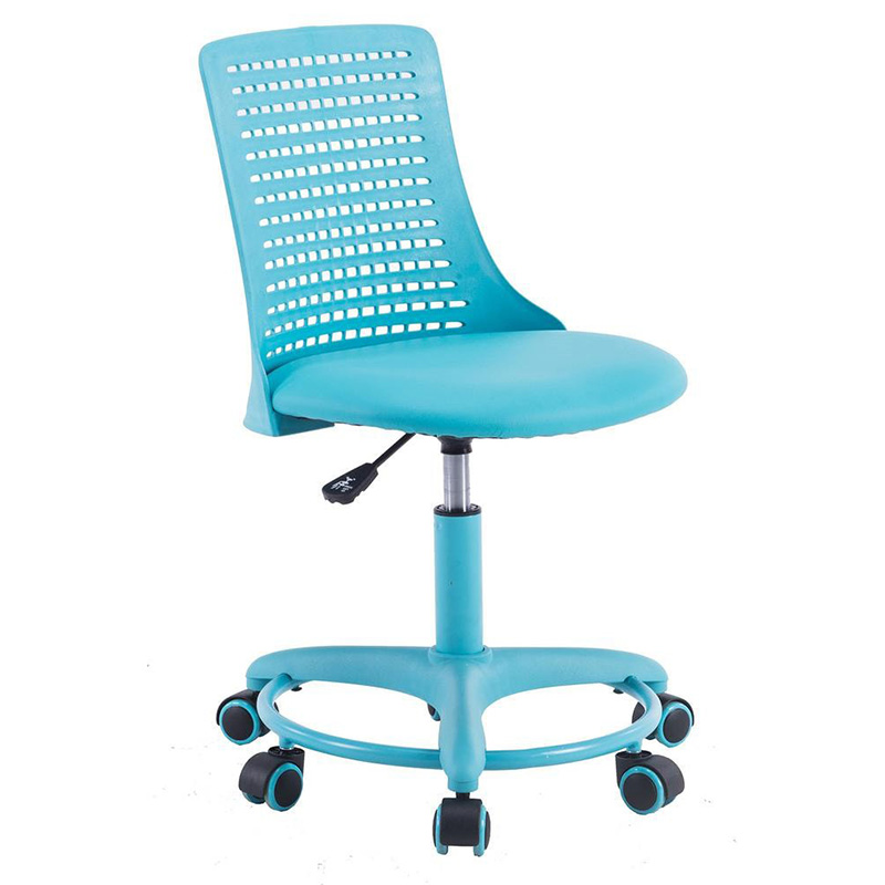 Кресло Bright Kiddie Office Chair blue Бирюзовый Кресло Bright Kiddie Office Chair blue Бирюзовый в Тюмени | Loft Concept