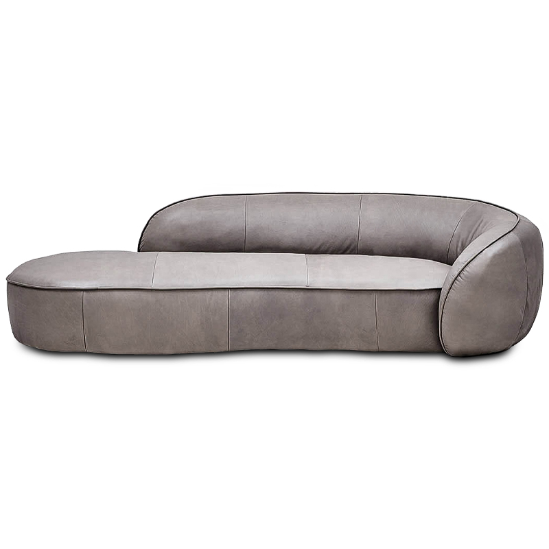 Диван натуральная кожа Hyades Sofa Серый Диван натуральная кожа Hyades Sofa Серый в Тюмени | Loft Concept