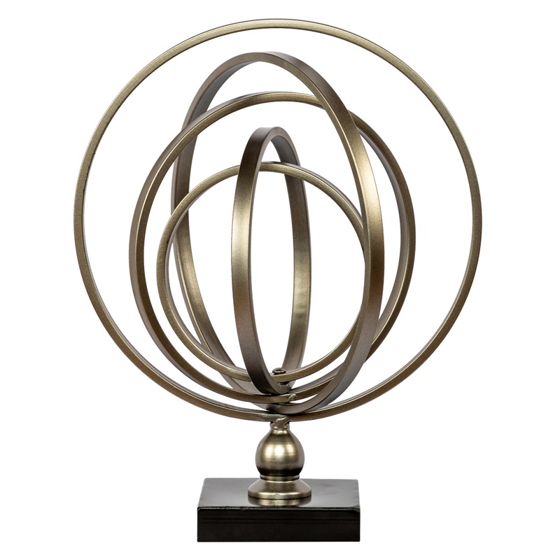 Статуэтка Sphere Sundial galaxy Черный Серебряный Статуэтка Sphere Sundial galaxy Черный Серебряный в Тюмени | Loft Concept
