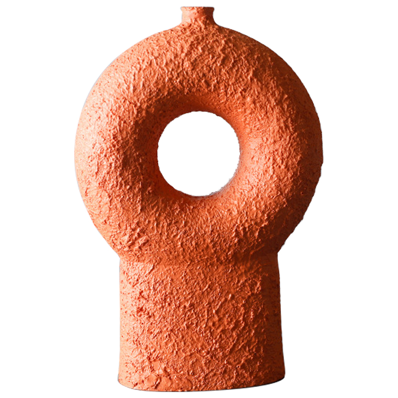 Ваза One Leg Ceramic Vase by Faina Оранжевый Ваза One Leg Ceramic Vase by Faina Оранжевый в Тюмени | Loft Concept